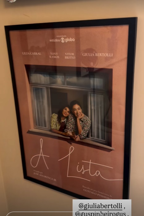 Escritório de Lilia Cabral – Foto: Instagram