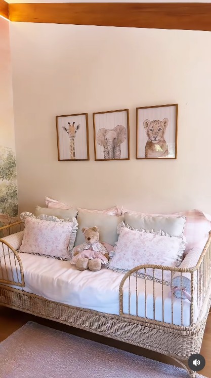 Quarto da filha de Rafa Kalimann e Nattan - Foto: Reprodução / Instagram @rafakalimann 