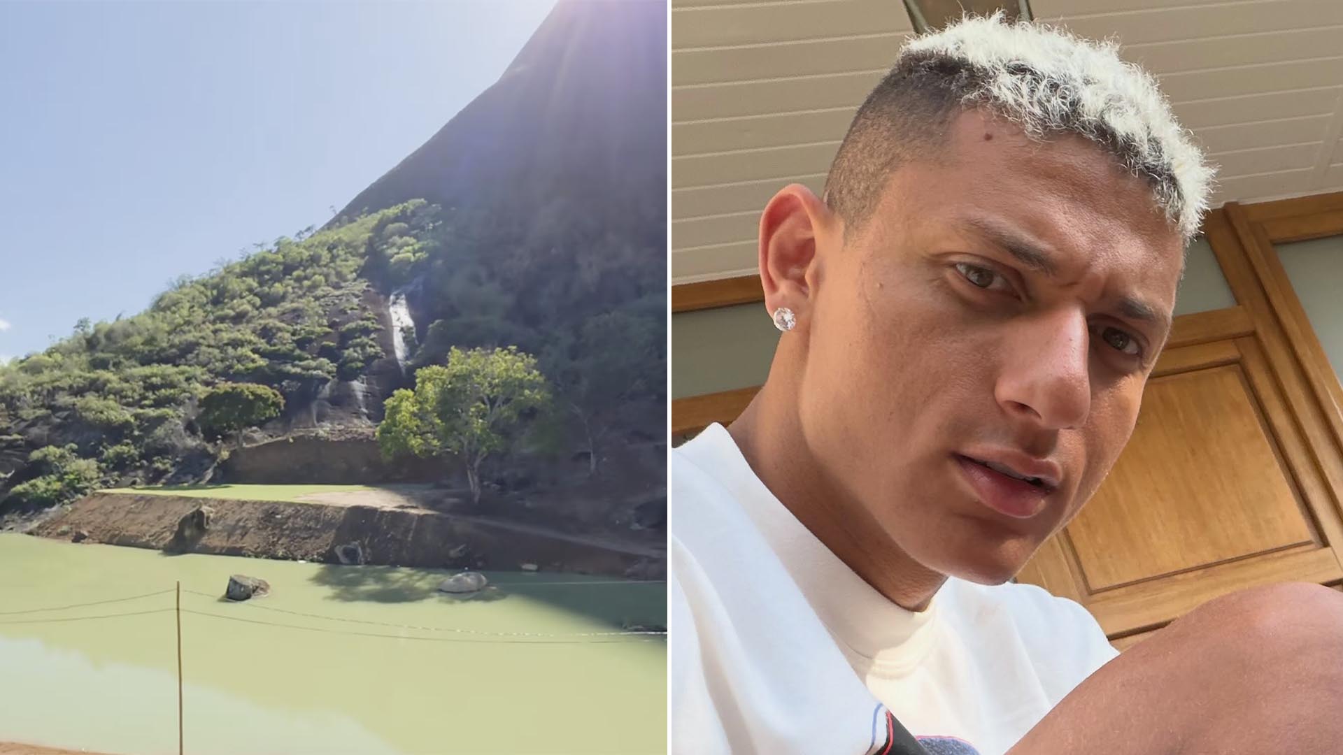 Mans&atilde;o de Richarlison fica no topo de rocha em design que se integra com a natureza aos p&eacute;s de montanha