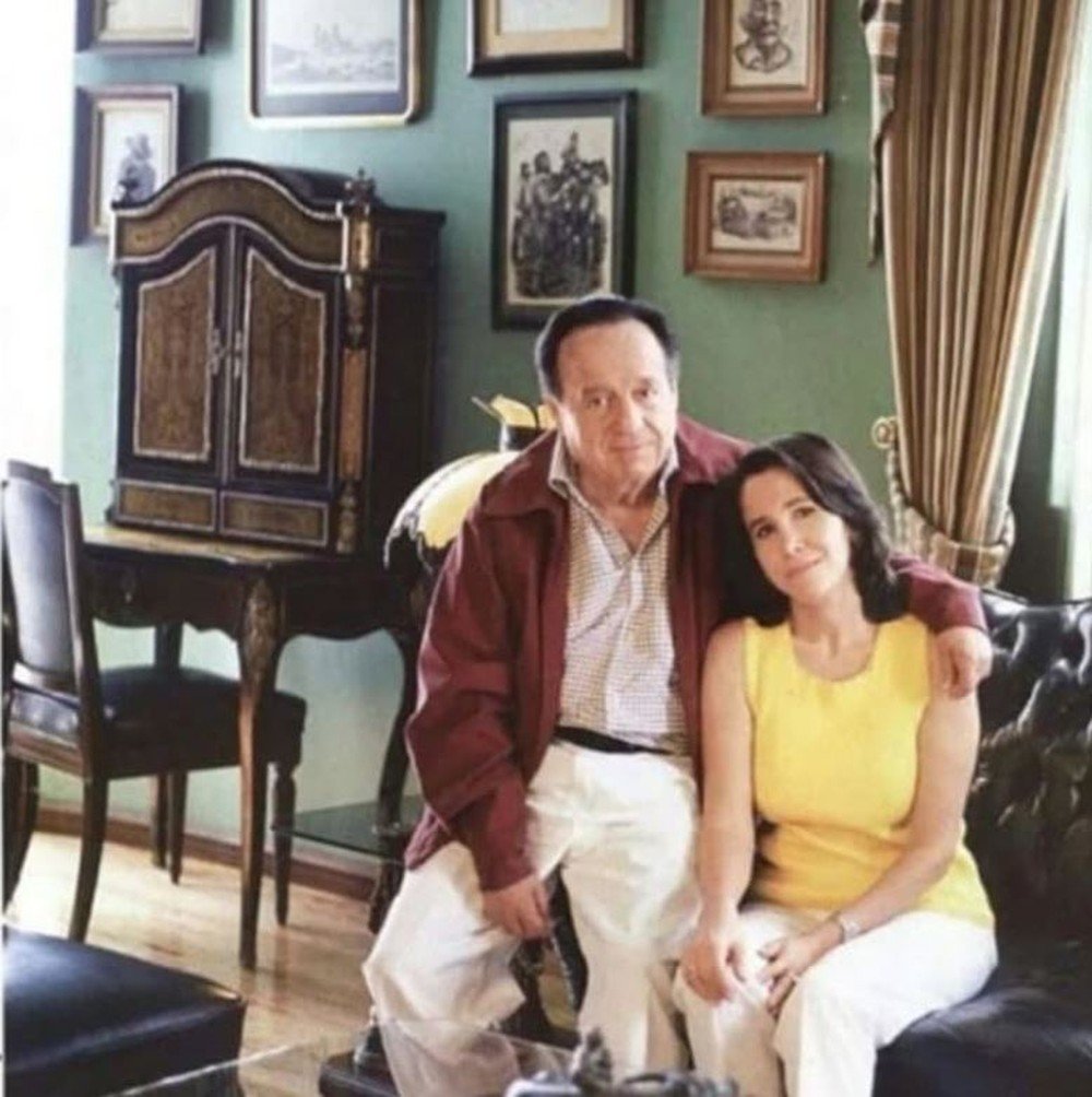Roberto Bolanõs e Florinda Meza - Foto: Reprodução / Instagram @florindamezach1 