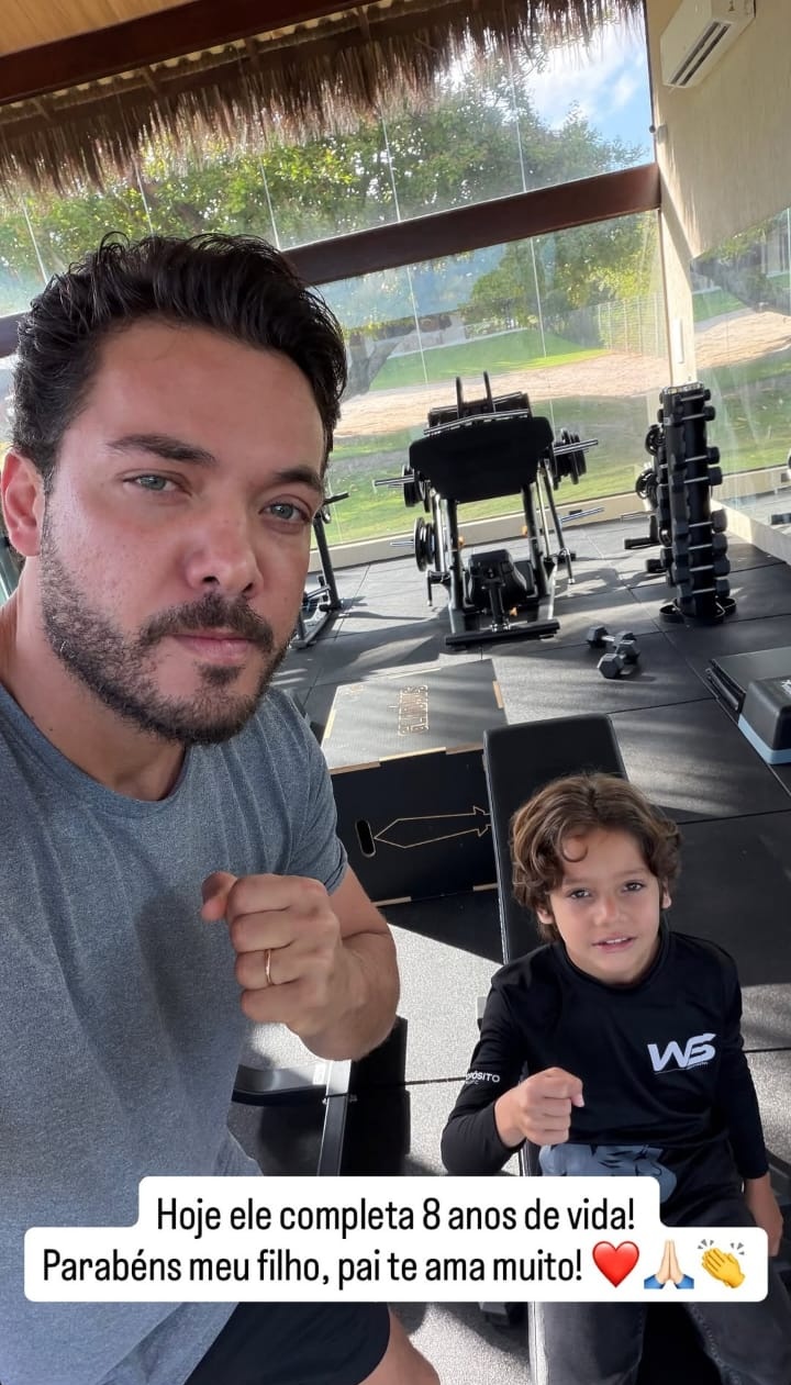 Wesley Safadão comemora o aniversário do filho caçula