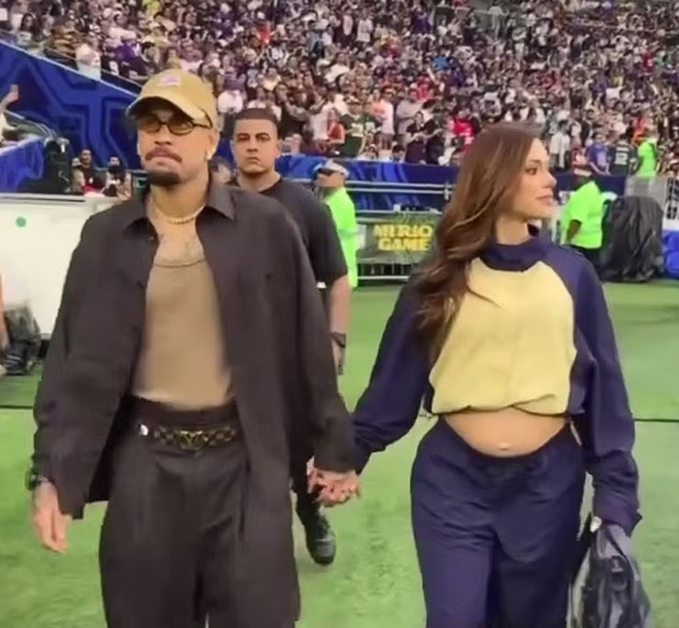 O jogador de futebol Neymar e a influenciadora digital Bruna Biancardi - Foto: Reprodução/Instagram