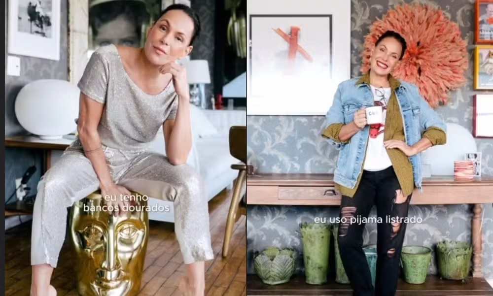 Carolina Ferraz mostra reforma em casa — Foto: Reprodução / Instagram