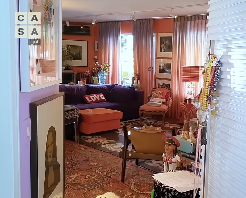 Apartamento de Astrid em São Paulo - Foto: Reprodução/GNT