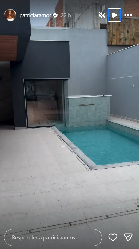 Área externa da casa - Foto: Reprodução/Instagram
