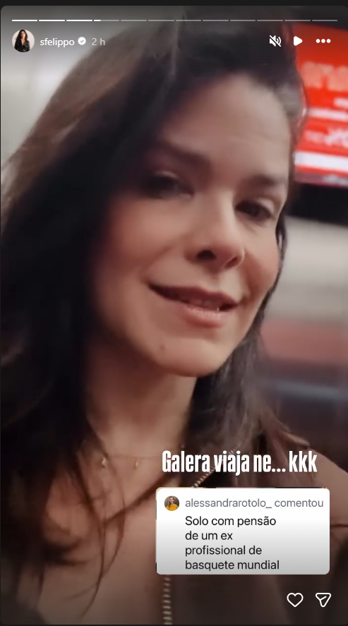 Storie Samara Felippo - Foto: Reprodução/Instagram