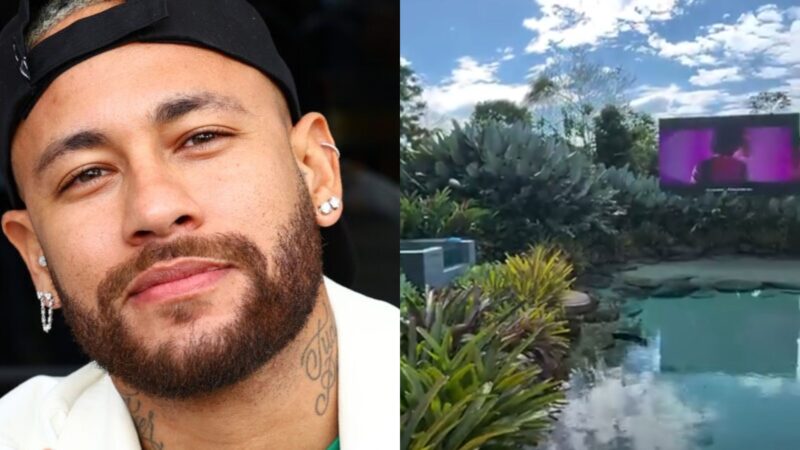 Tudo sobre lago artificial milion&aacute;rio de Neymar: obra foi conclu&iacute;da em apenas 9 dias