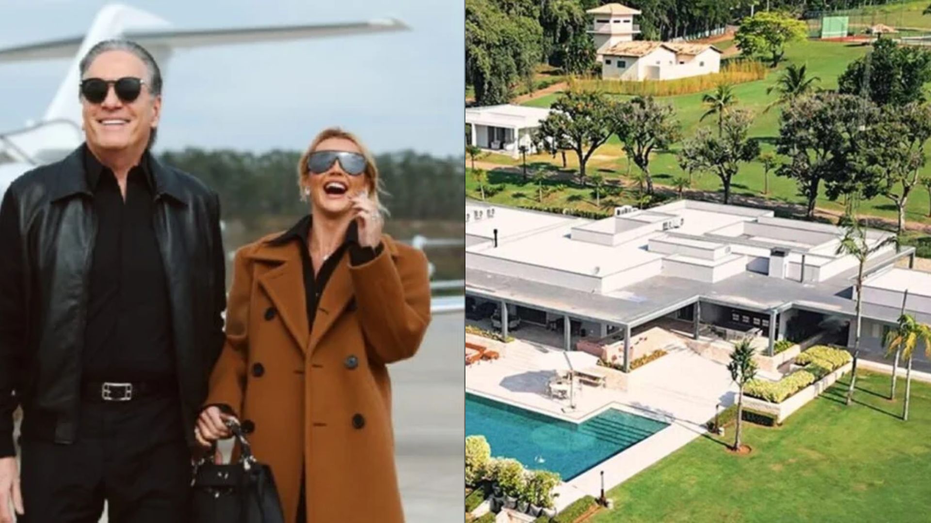 Entenda: Aos 71 anos, Roberto Justus e Ana Paula Siebert mantém fazenda com 104 hectares e estrutura de resort em SP