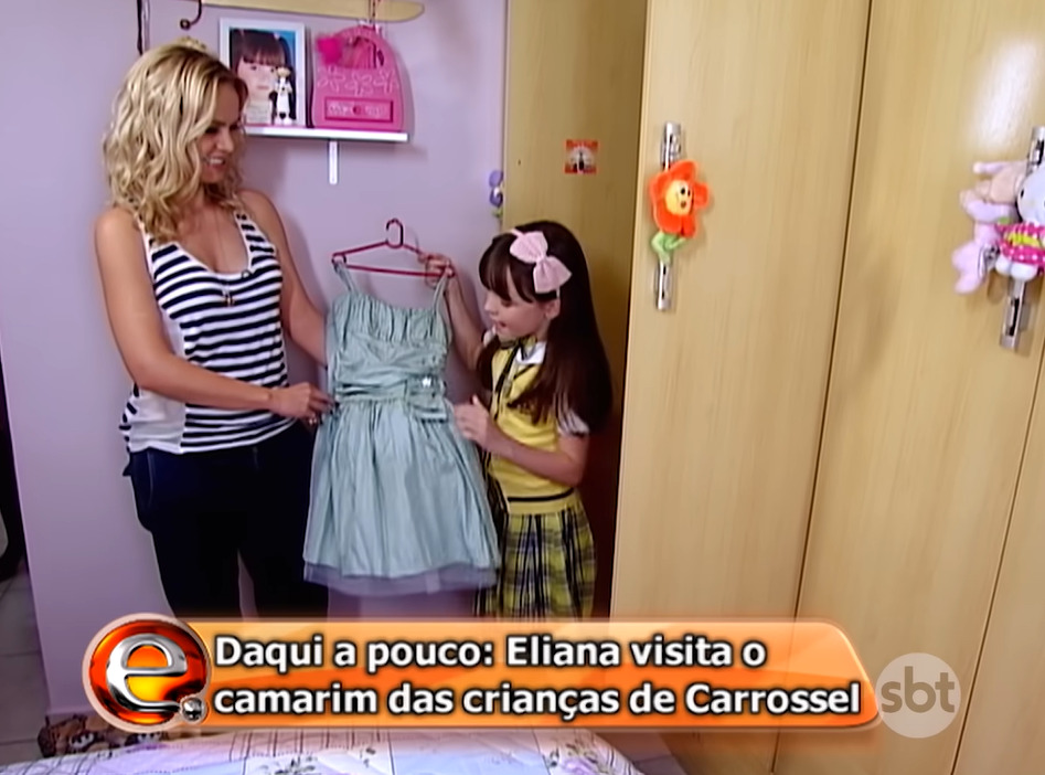 Larissa mostrou seus looks da época - Foto: Reprodução/SBT