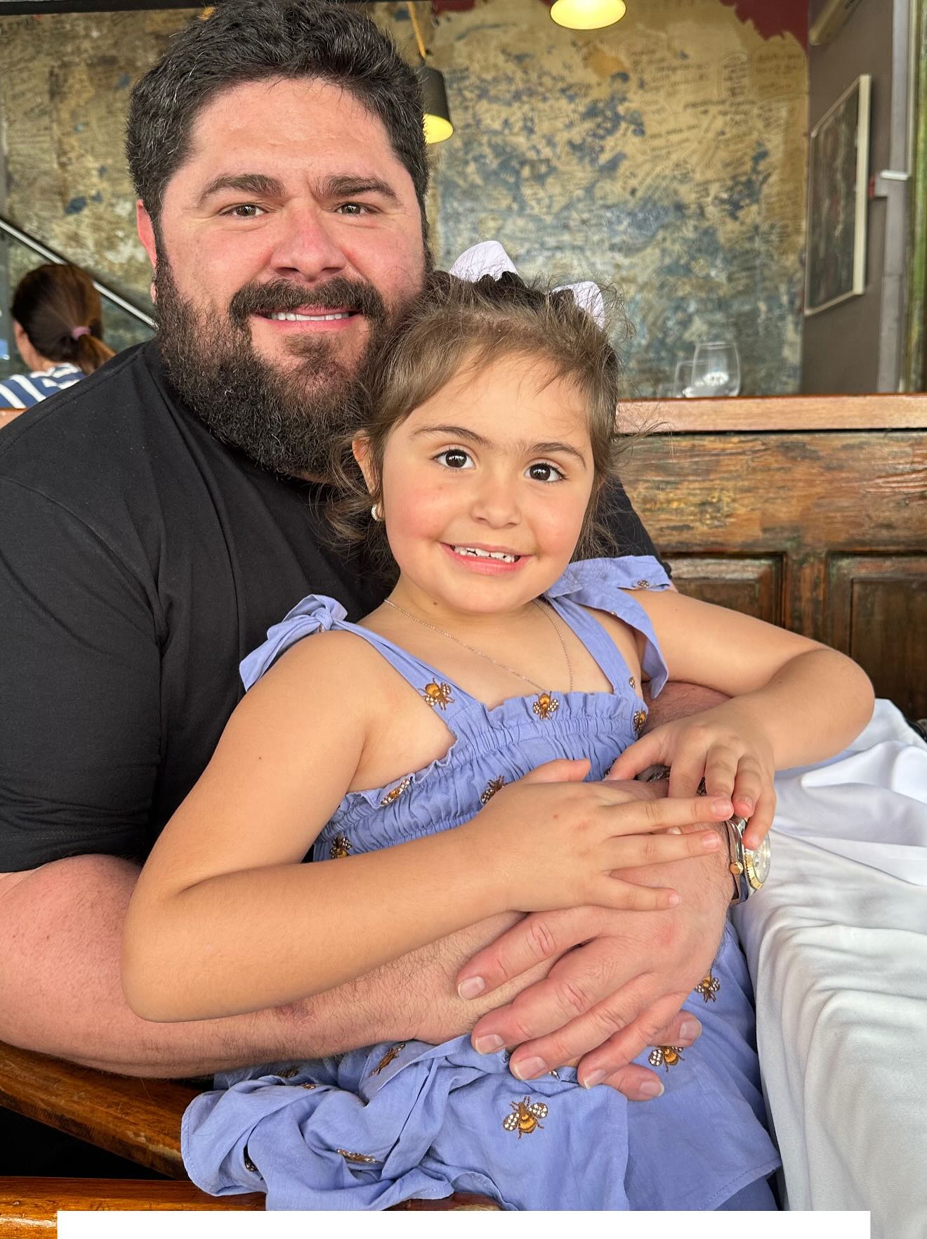 César Menotti e a filha - Foto: Instagram