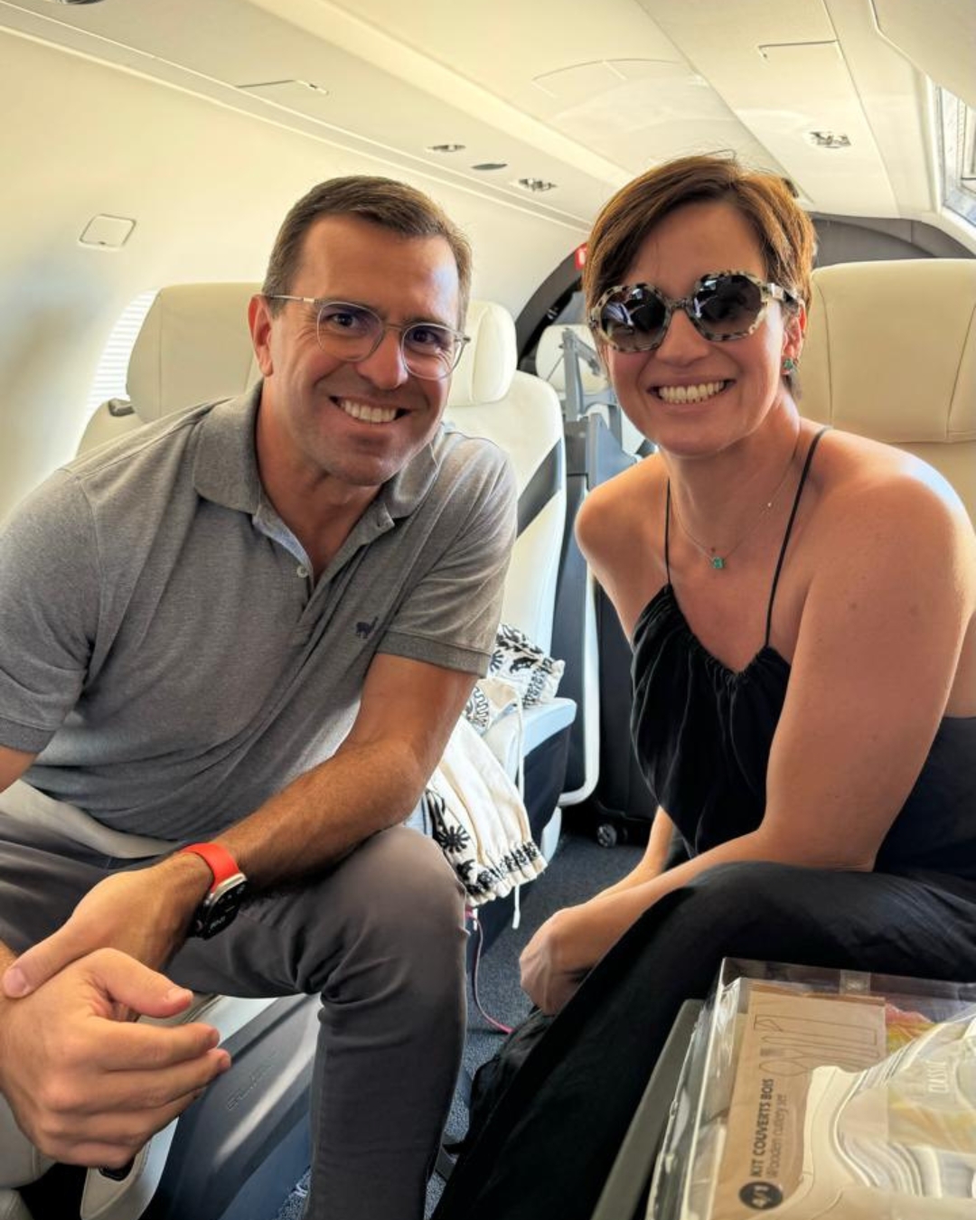 Rodrigo Bocardi com a esposa - Foto: Instagram