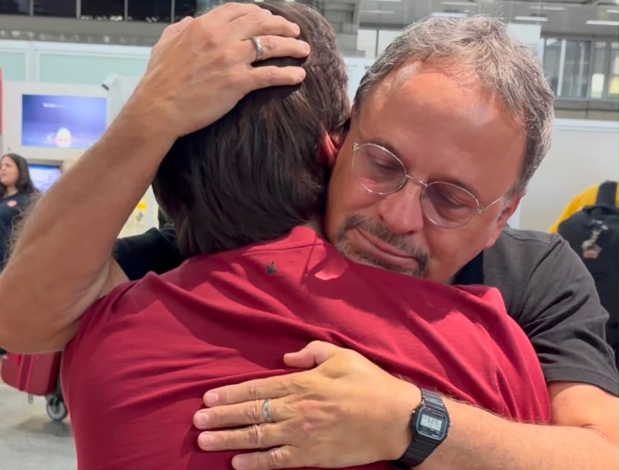 Marcos Breda e o filho - Foto: Reprodução / Instagram