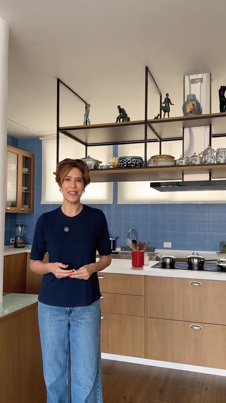 Cozinha de Maria Clara Gueiros - Foto: Reprodução / Instagram