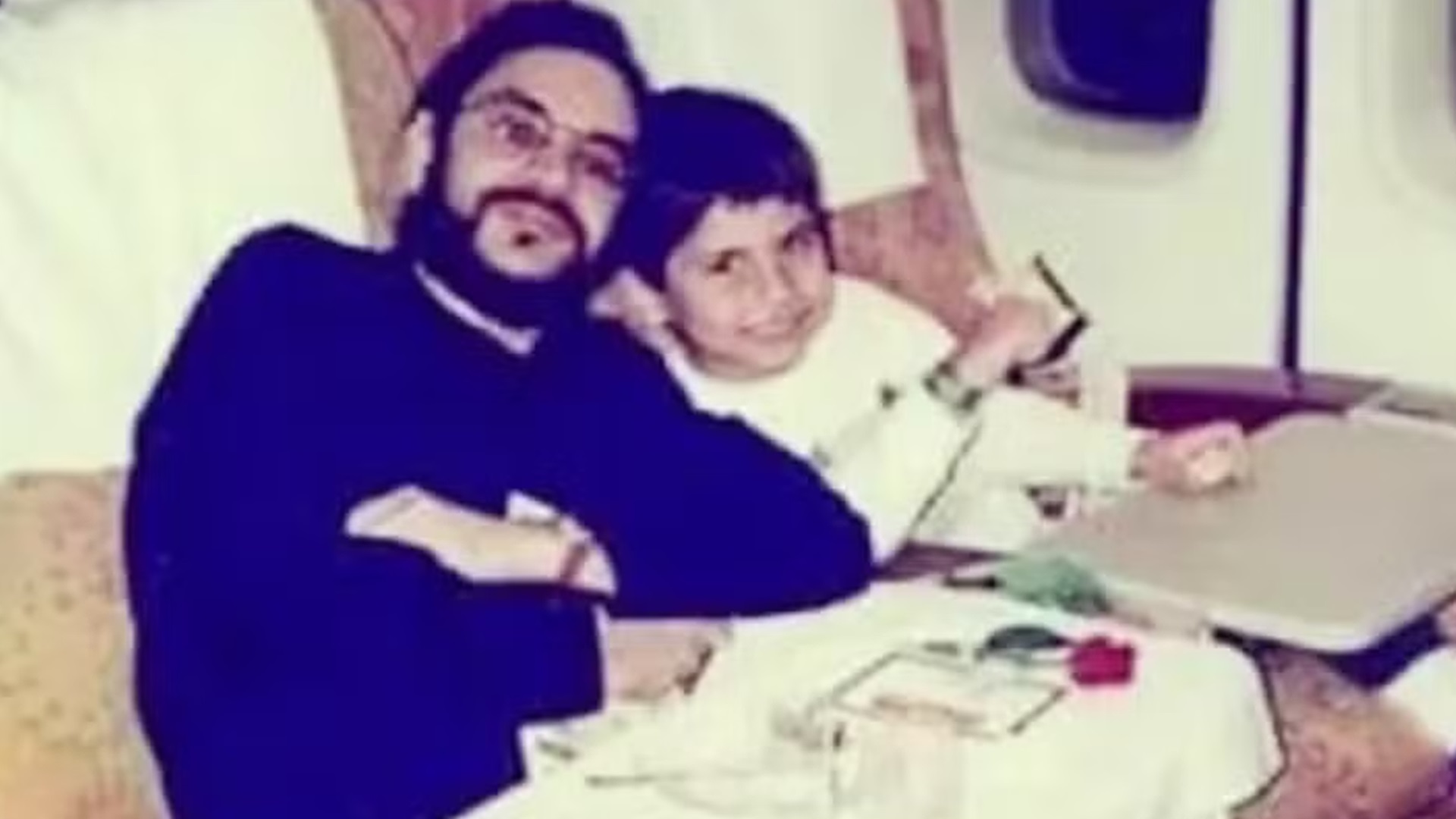 Renato Russo com o filho Giuliano Manfredini — Foto: reprodução/ instagram
