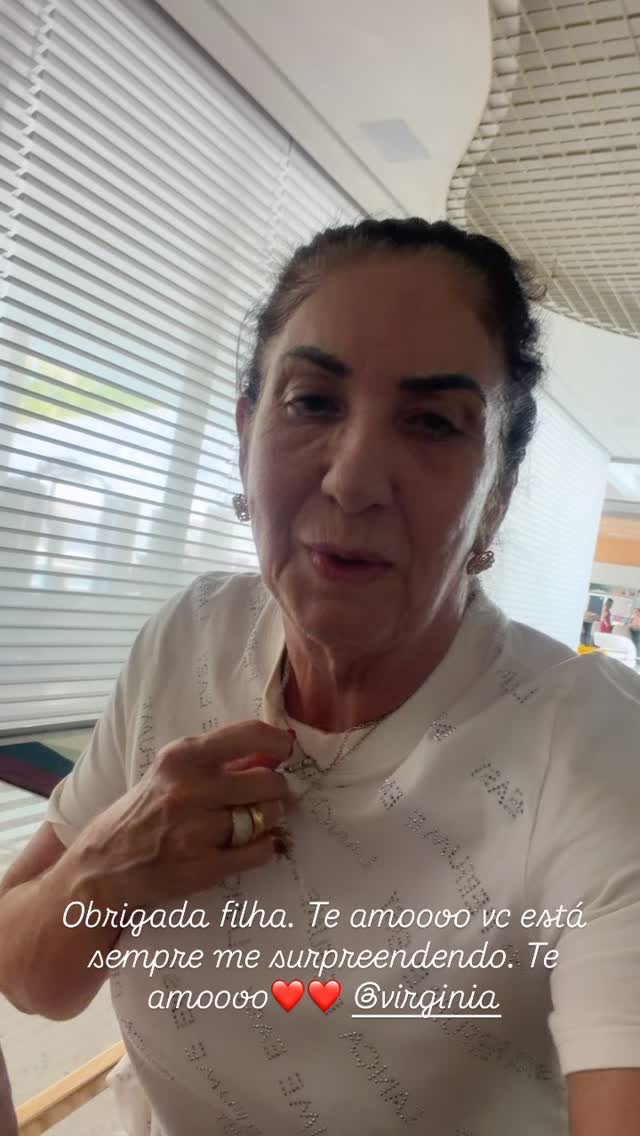 Margareth Serrão ganha presente de Virginia - Foto: Reprodução / Instagram