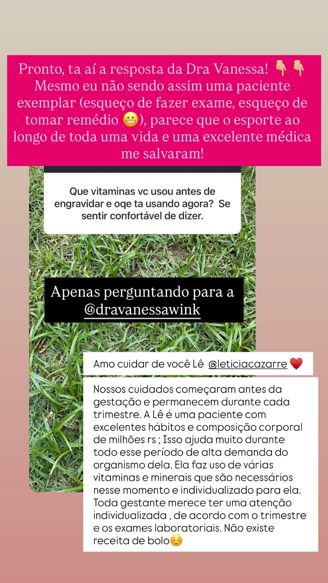 Post de Leticia Cazarré - Foto: Reprodução / Instagram