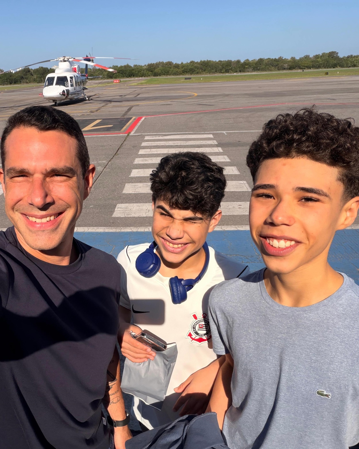 Marcus Buaiz é pai de José Marcus, de 14 anos e João Francisco, de 12 — Foto: Reprodução/Instagram