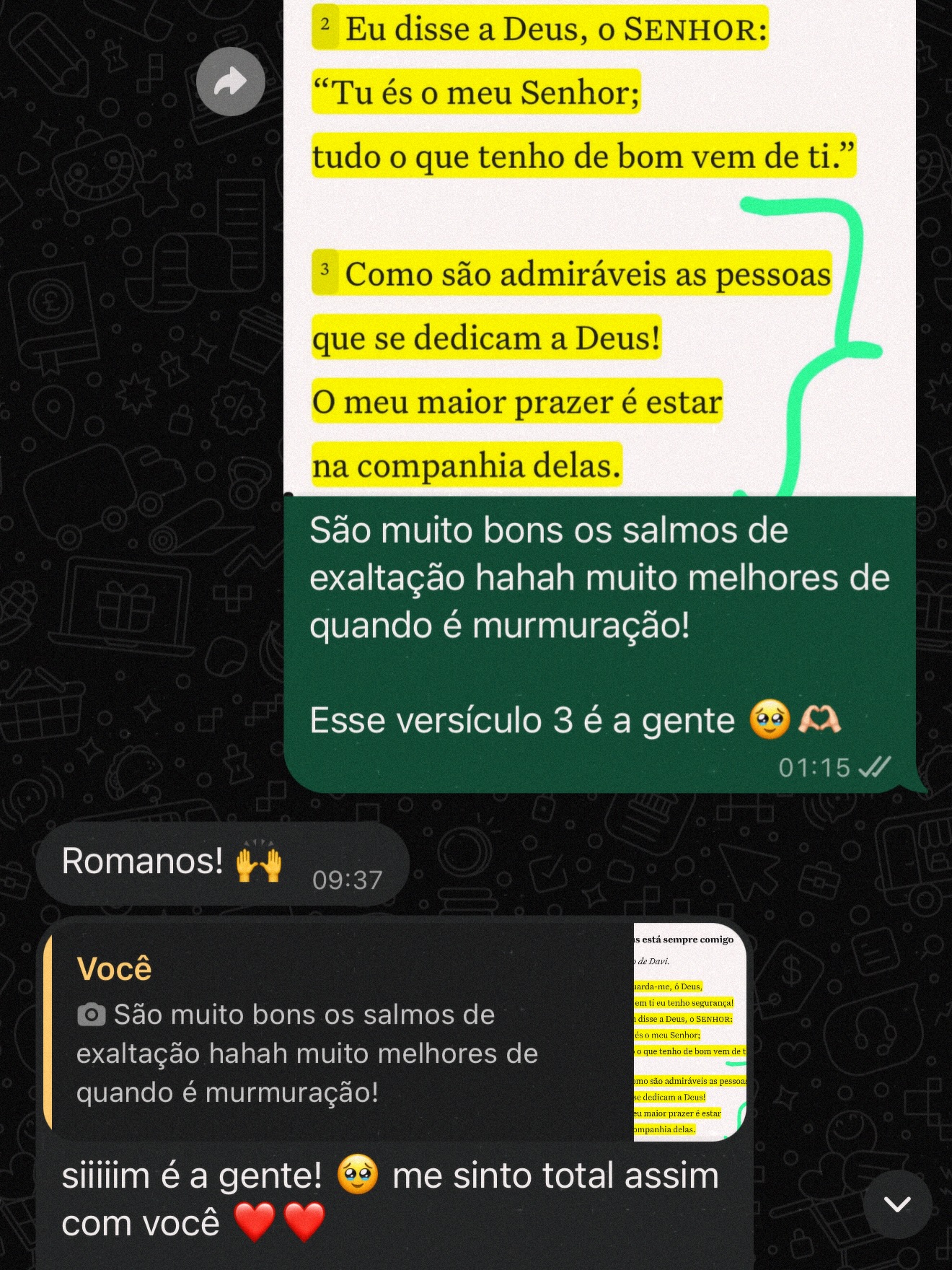 Amiga mostra troca de mensagens com Lua Blanco — Foto: Reprodução/ Instagram
