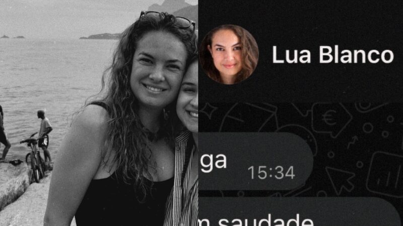 Lua Blanco: amiga compartilha mensagens trocadas com atriz antes de sua morte aos 39 anos