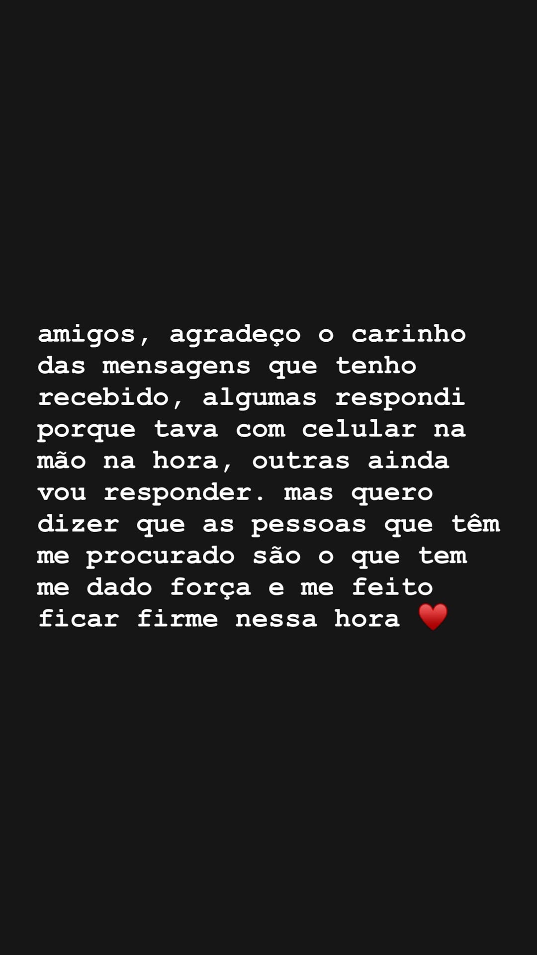 Companheiro de Lua Blanco desabafa após morte da atriz — Foto: Reprodução/Instagram