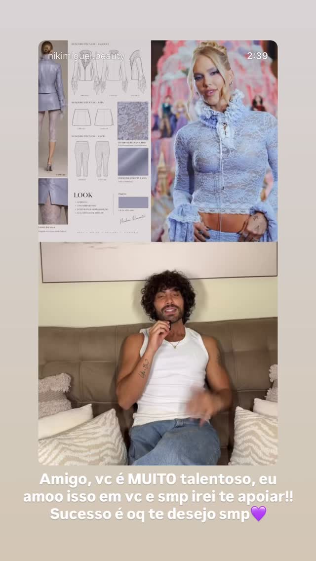 Virginia Fonseca sai em defesa do estilista após críticas ao look usado no aniversário da filha — Foto: Reprodução/Instagram