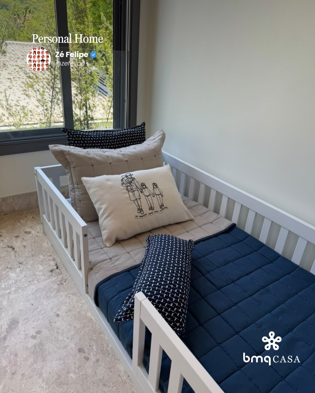Zé Felipe decorou quartos dos filhos — Foto: Reprodução/ Instagram @bemmequergyn