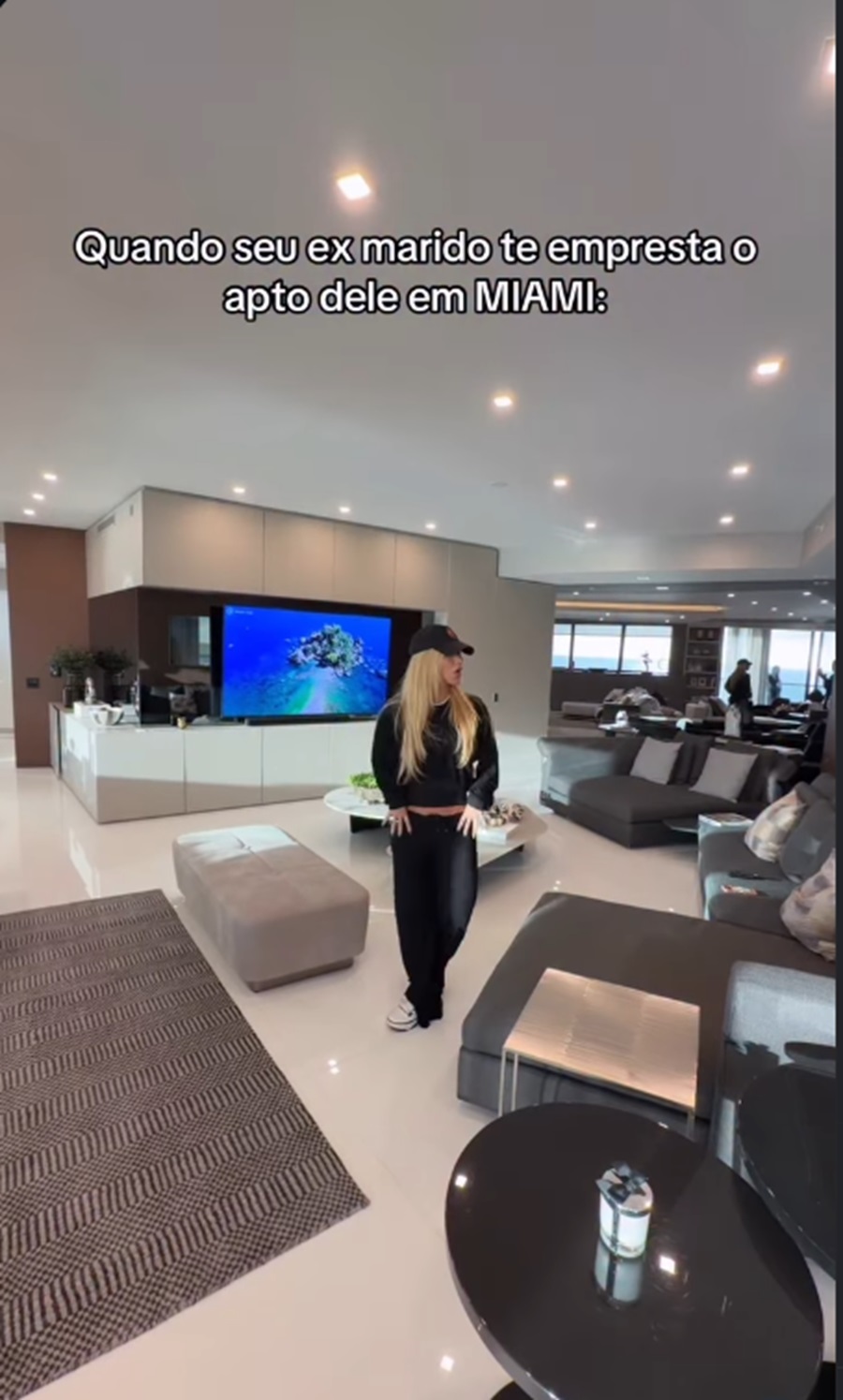 Virginia Fonseca se hospeda no apartamento de Zé Felipe em Miami, nos EUA — Foto: Reprodução/Instagram