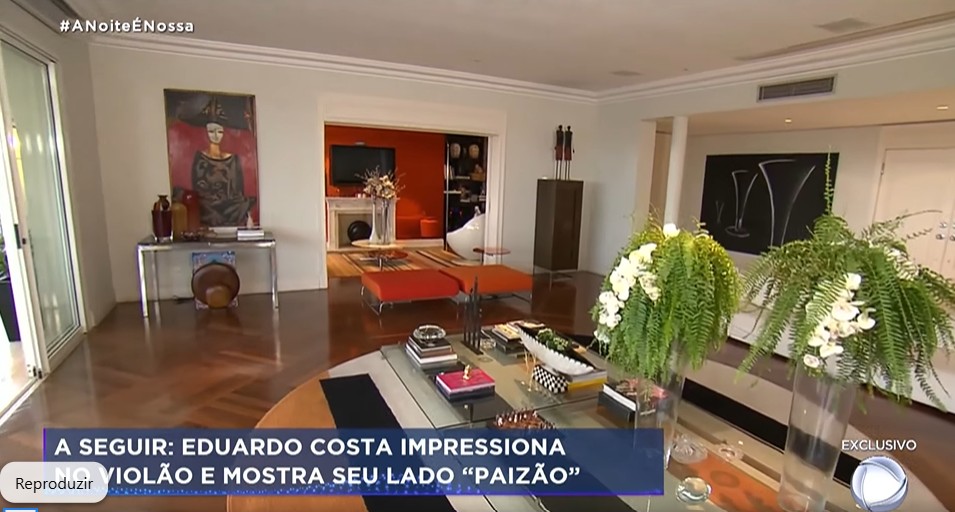 Decoração com móveis e objetos sofisticados - Foto: Reprodução/Record