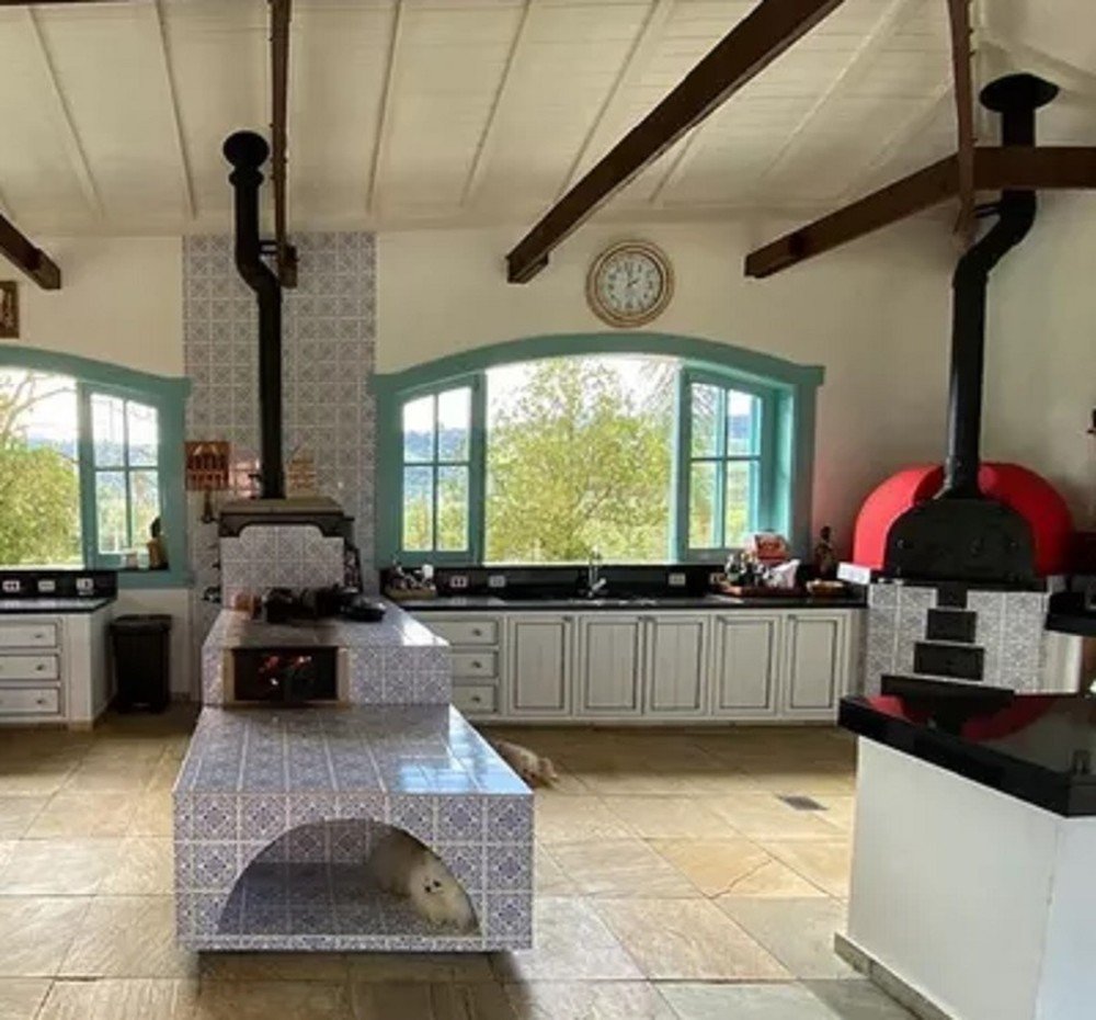 Cozinha da fazenda de Ana Maria Braga - Foto: Reprodução / TV Globo