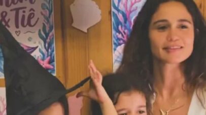 Filhas g&ecirc;meas de Nanda Costa celebram anivers&aacute;rio de 5 anos com festa tem&aacute;tica ao lado das m&atilde;es