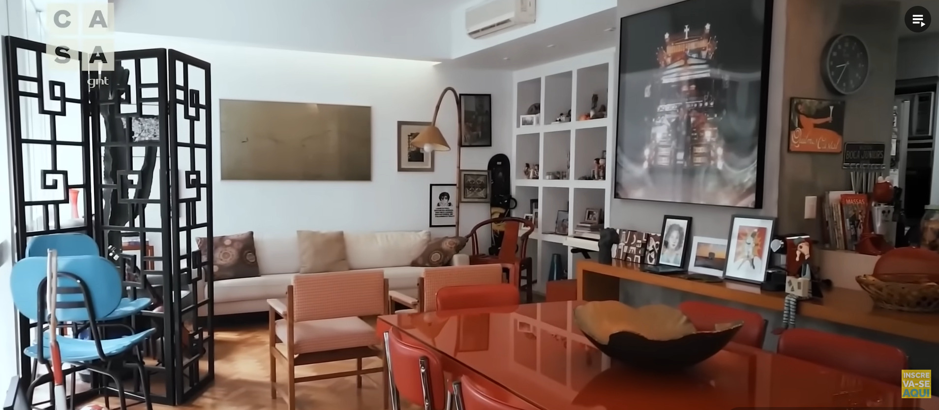 Apartamento da jornalista Aline Midlej
