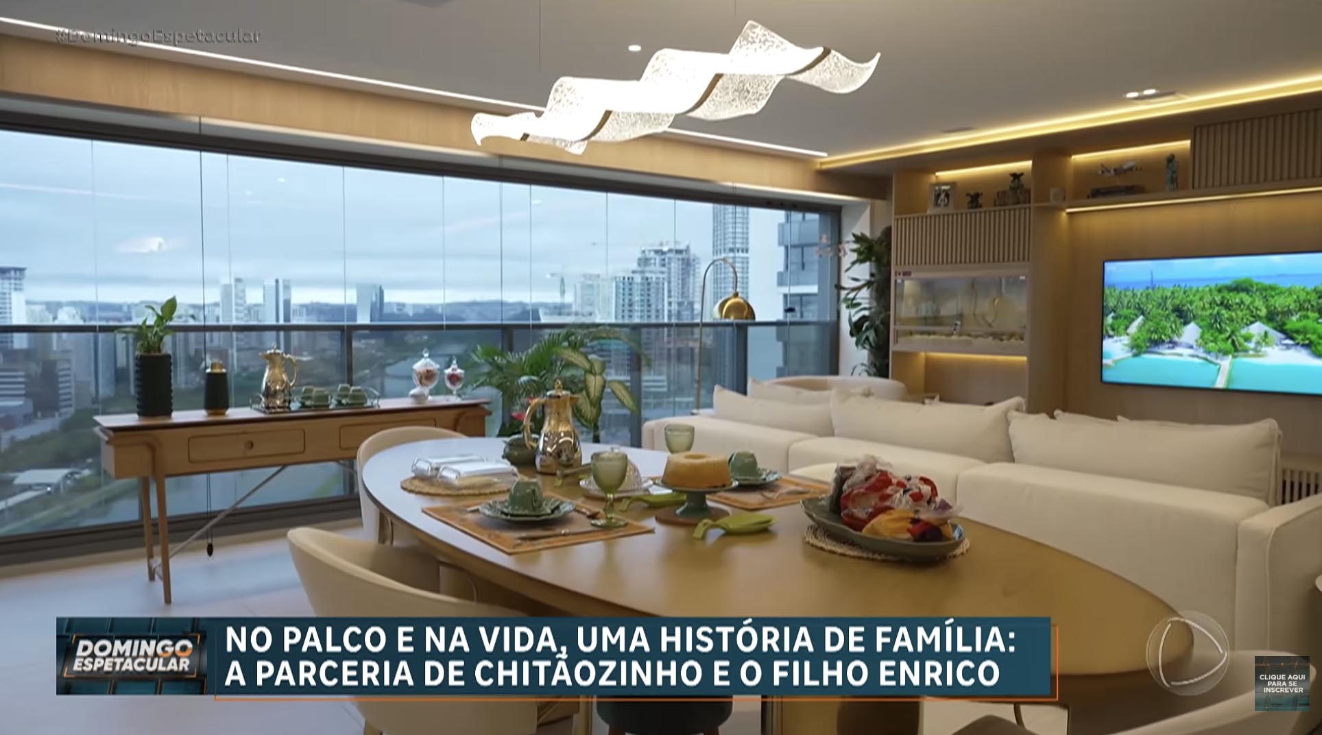 Apartamento de Enrico Lima - Foto: Reprodução / Record