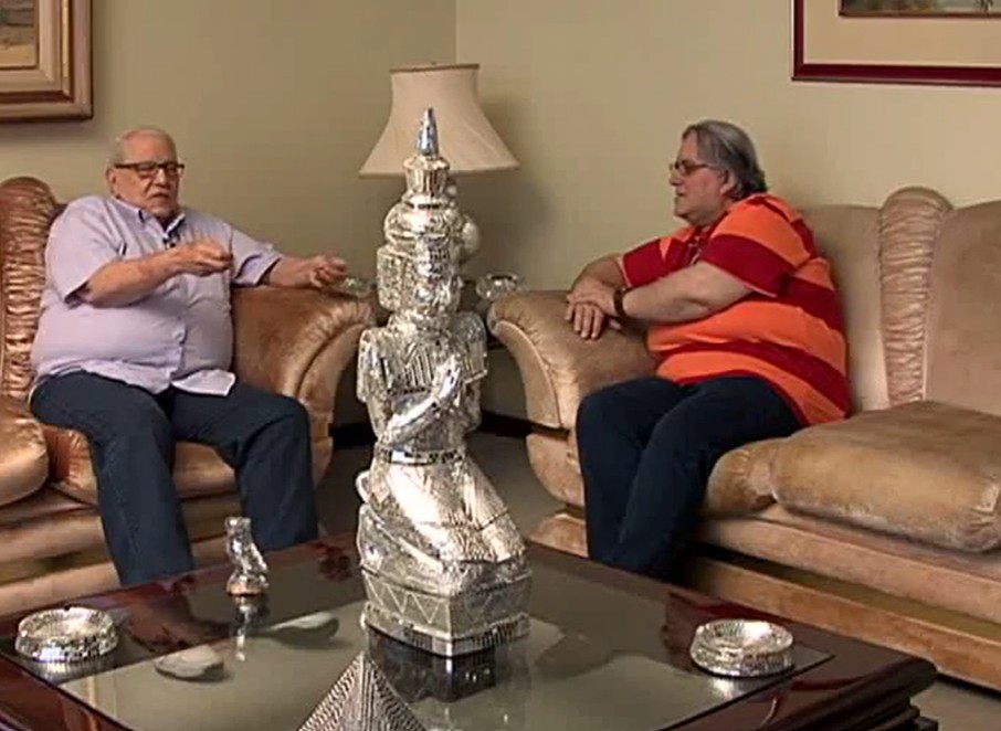 Ary Toledo viveu em casa com decoração única - Foto: Reprodução/YouTube/Leão Lobo Entrevista