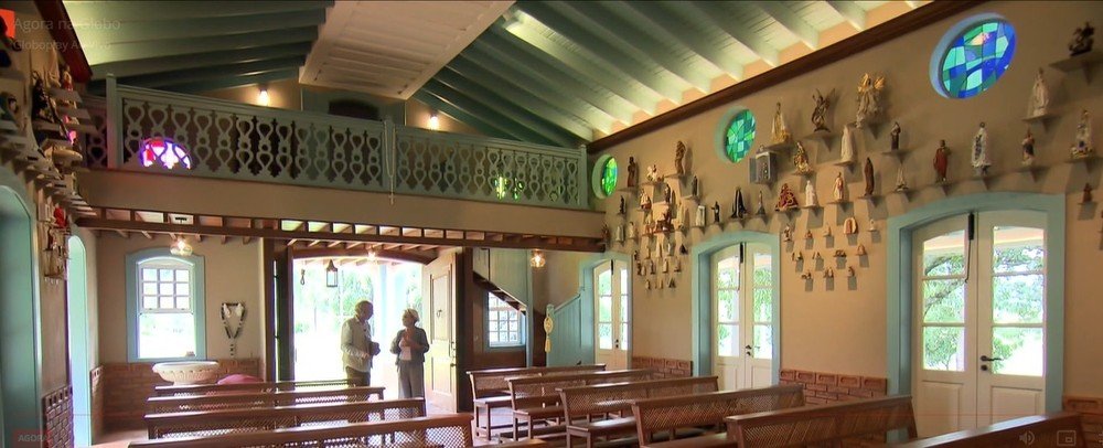 Capela da fazenda de Ana Maria Braga - Foto: Reprodução / TV Globo