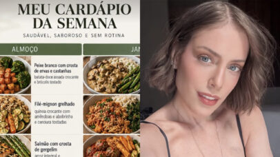 Cardápio da semana: Fabiana Justus revela o que tem nas refeições da família durante uma semana