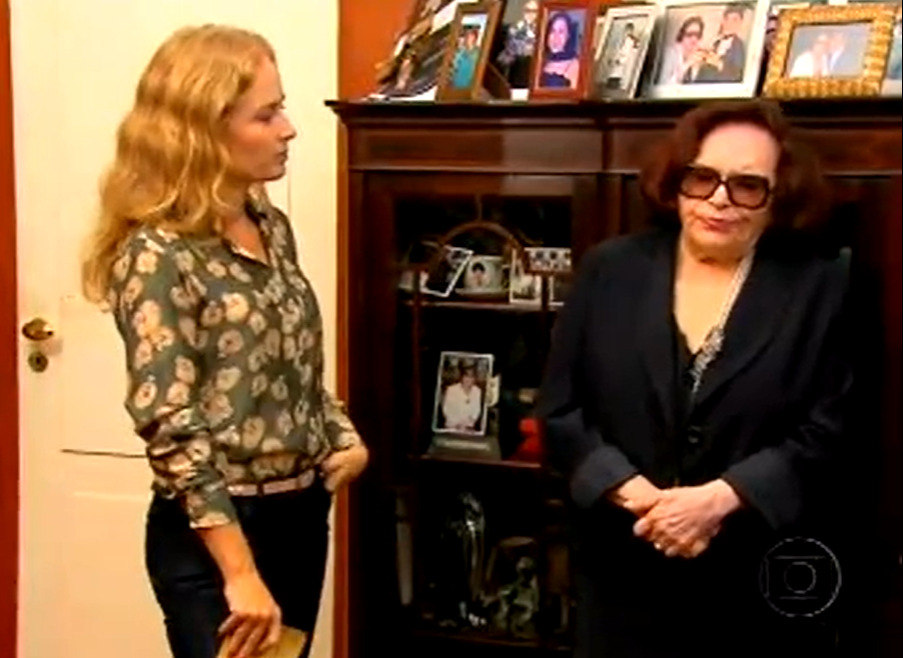 Visita de Angélica a Bibi Ferreira