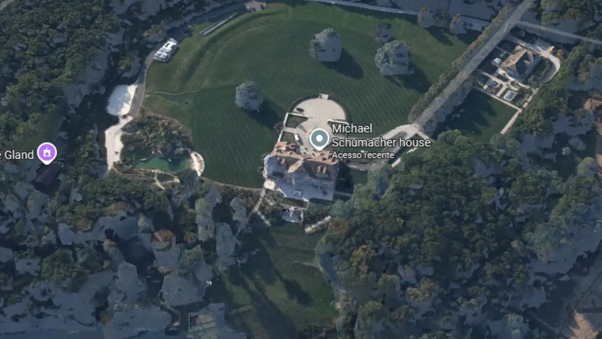Casa de Michael Schumacher - Foto: Reprodução/Google Earth