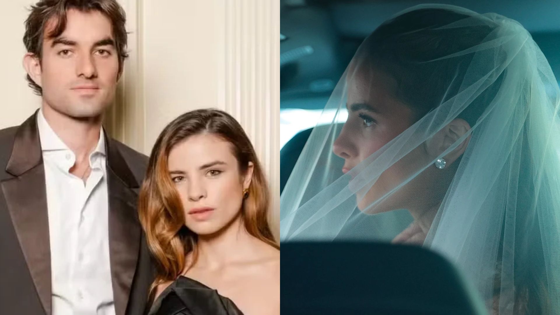 Com v&eacute;u tradicional e vestido de renda, Giulia Be se casa com Conor Kennedy no Rio