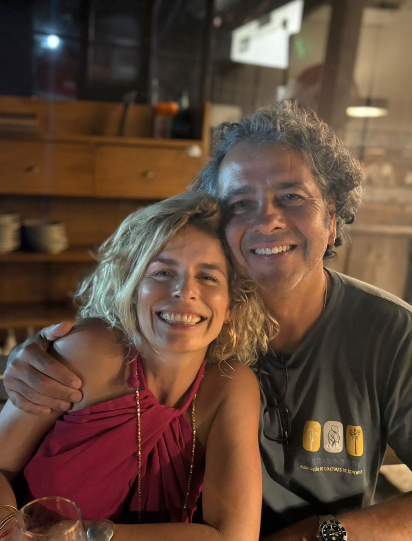 Marcos Palmeira com a esposa, Gabriela Gastal - Foto: Reprodução / Instagram @gabigastal
