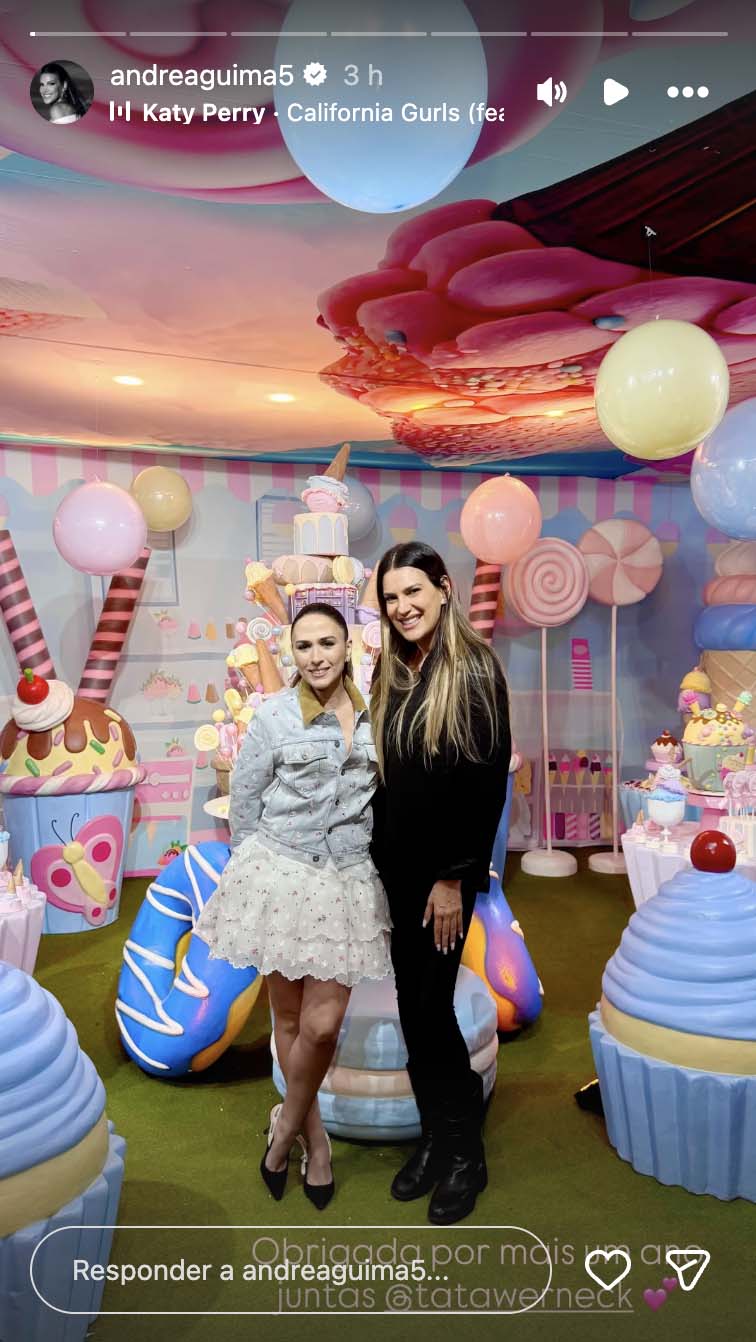 Tata Werneck e Andrea Guimarães - Foto: Reprodução / Instagram