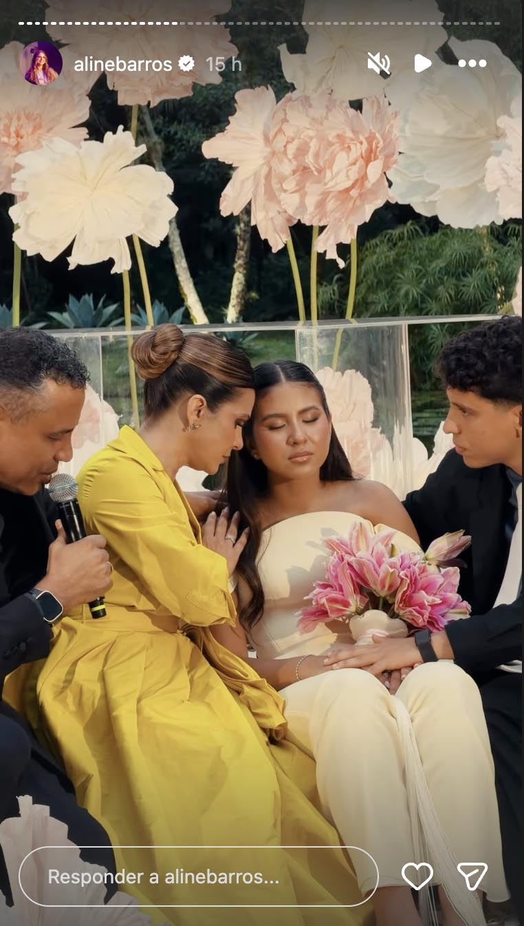 Festa de 15 anos de Maria Catherine, filha de Aline Barros - Foto: Reprodução / Instagram