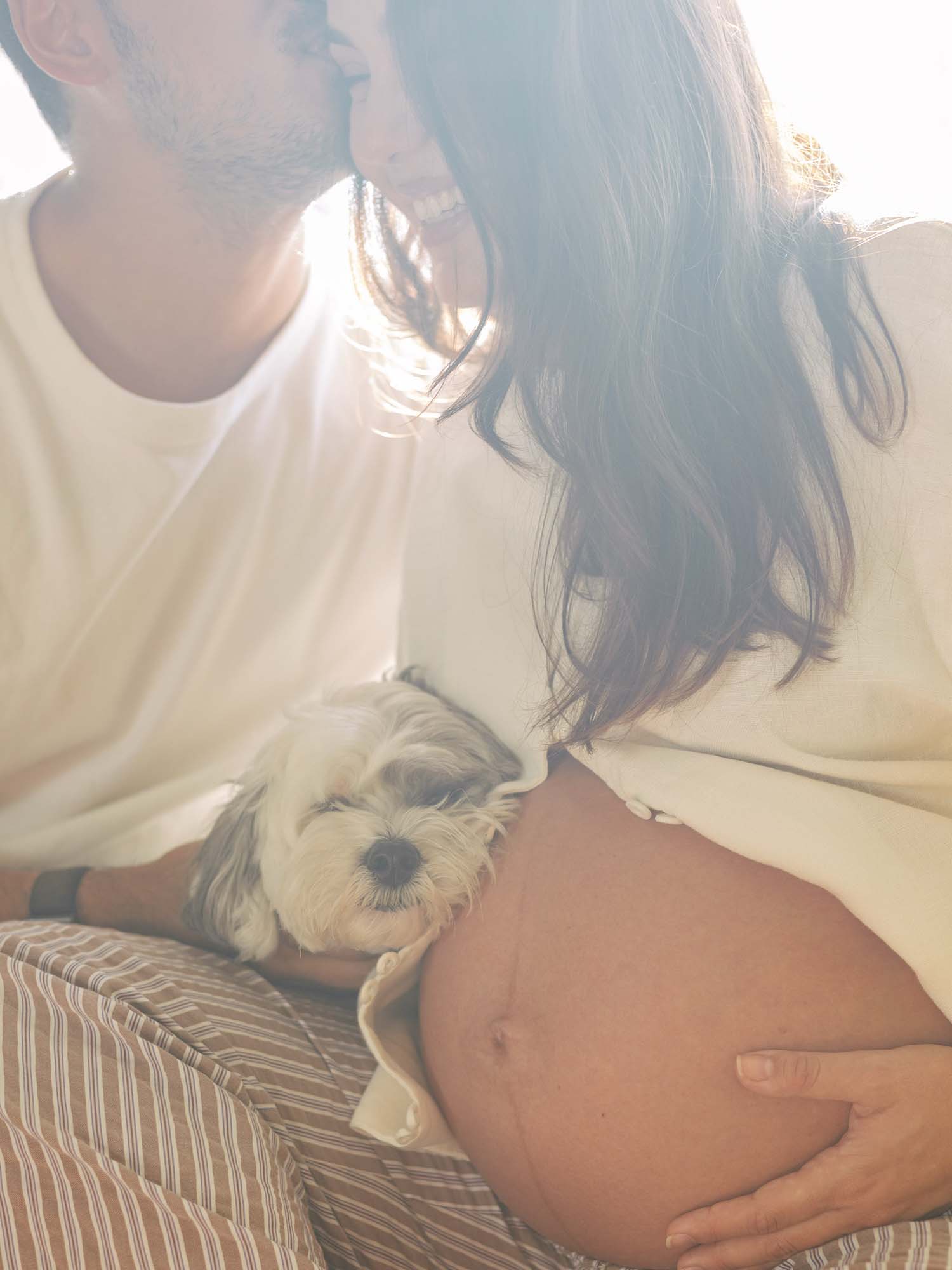Filha de Carolina Ferraz durante a gravidez - Foto: Reprodução / Instagram