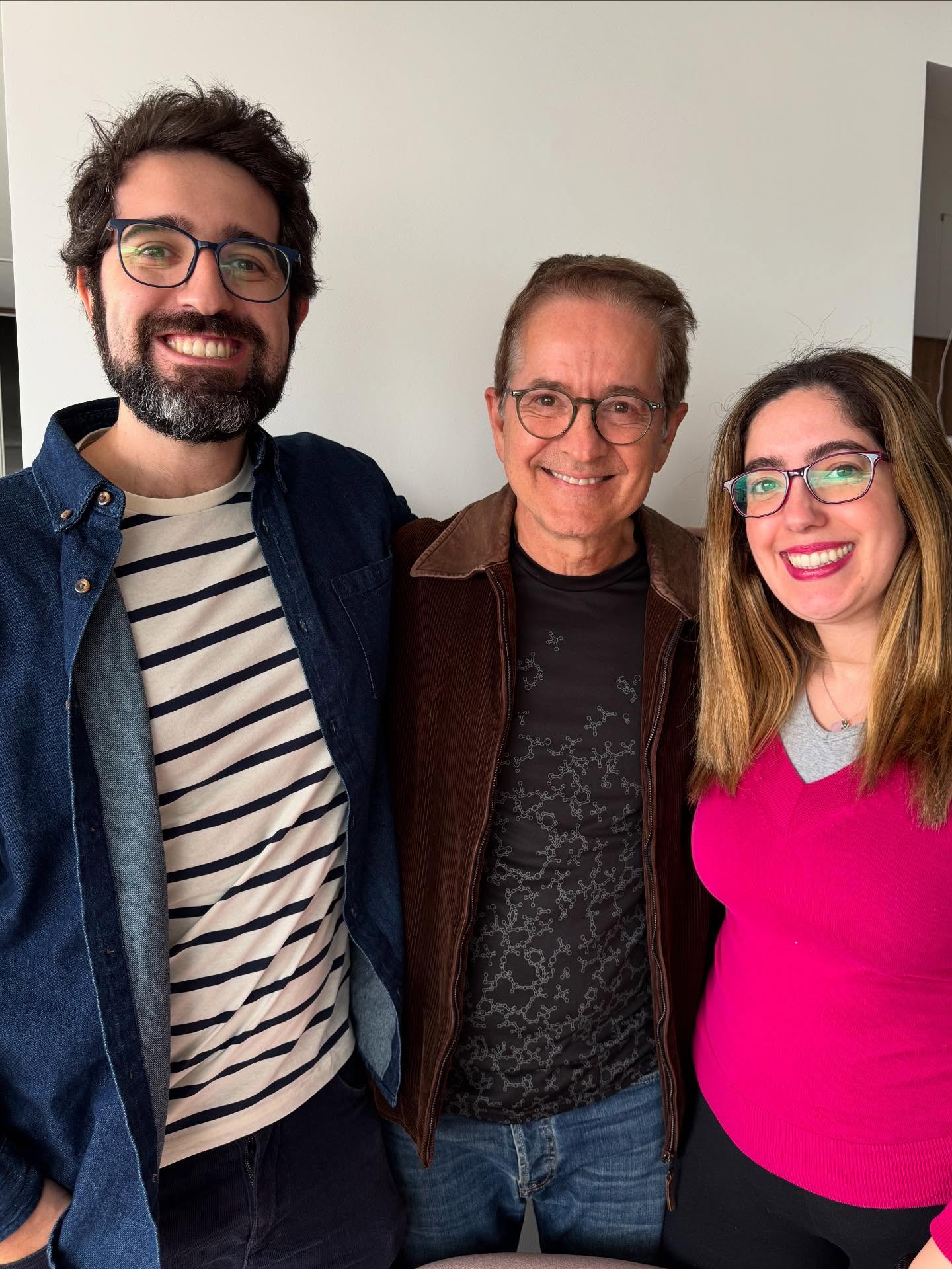 Carlos Tramontina com os filhos, Caio e Nathalia Tramontina - Foto: Reprodução / Instagram @carlostramontina