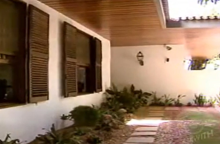 Área externa da casa - Foto: Reprodução/YouTube/TV Globo
