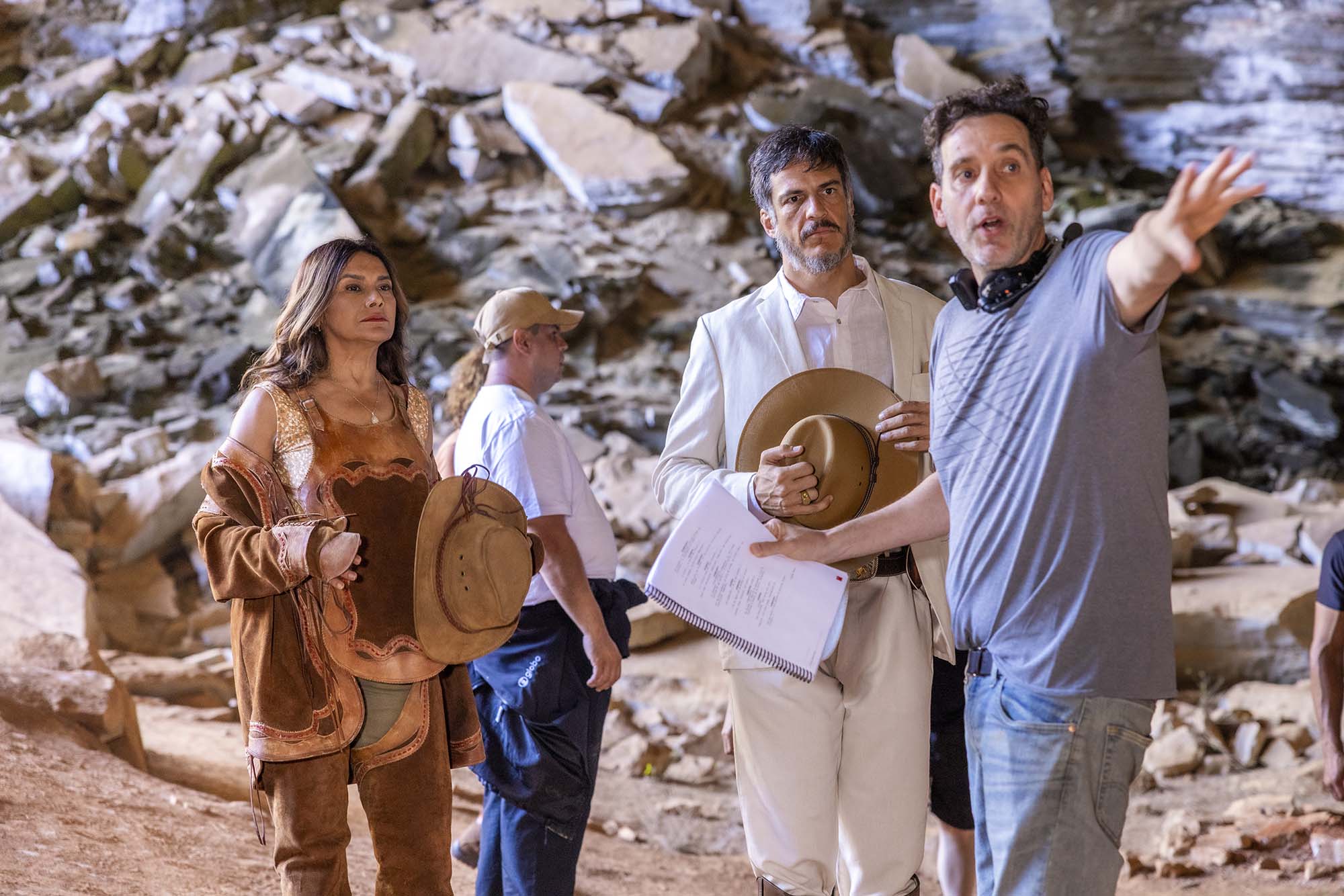 Gravação da novela 'Lá Minha Terra' na Chapada Diamantina - Foto: Globo/Beatriz Damy 