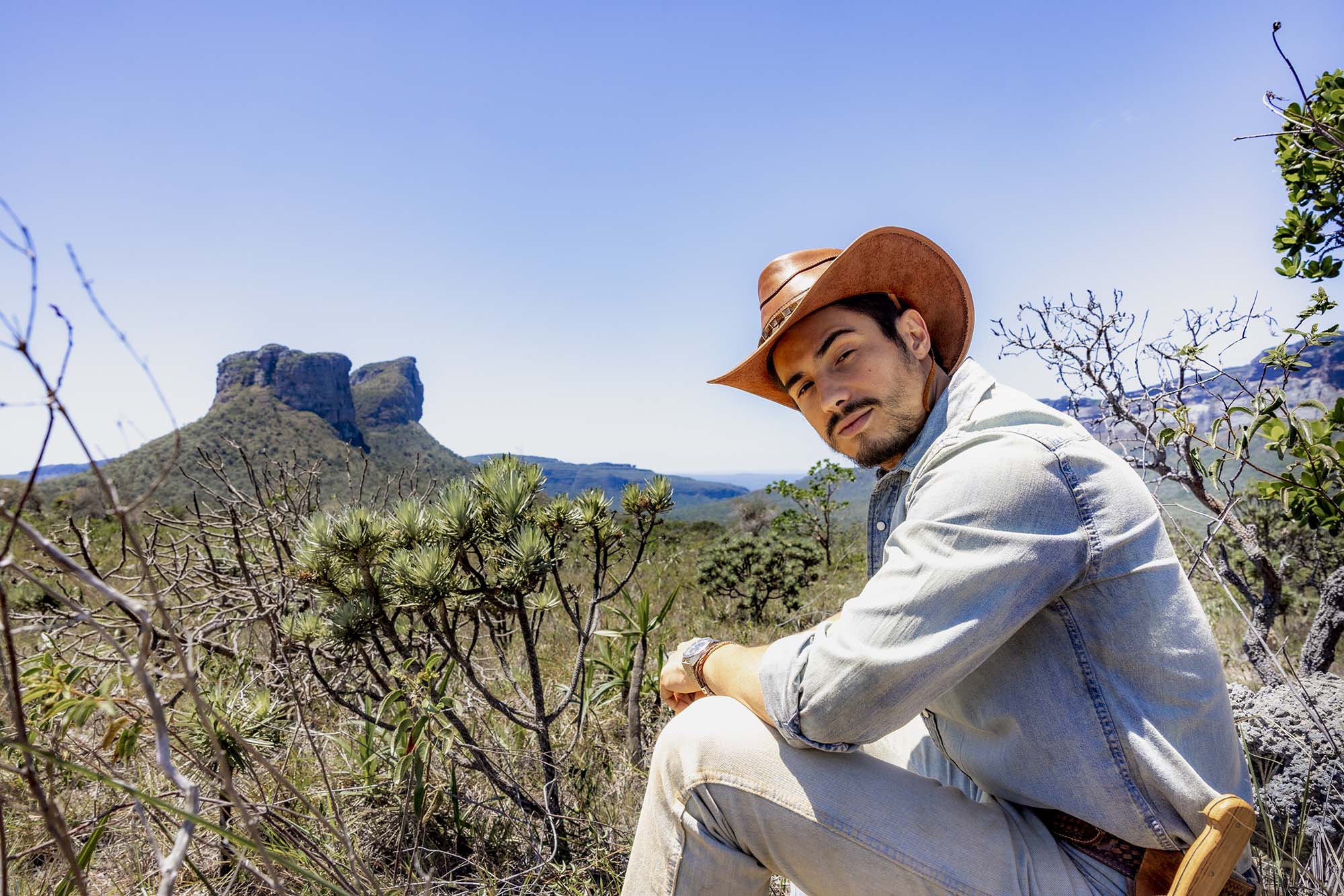 Gravação da novela 'Lá Minha Terra' na Chapada Diamantina - Foto: Globo/Beatriz Damy 