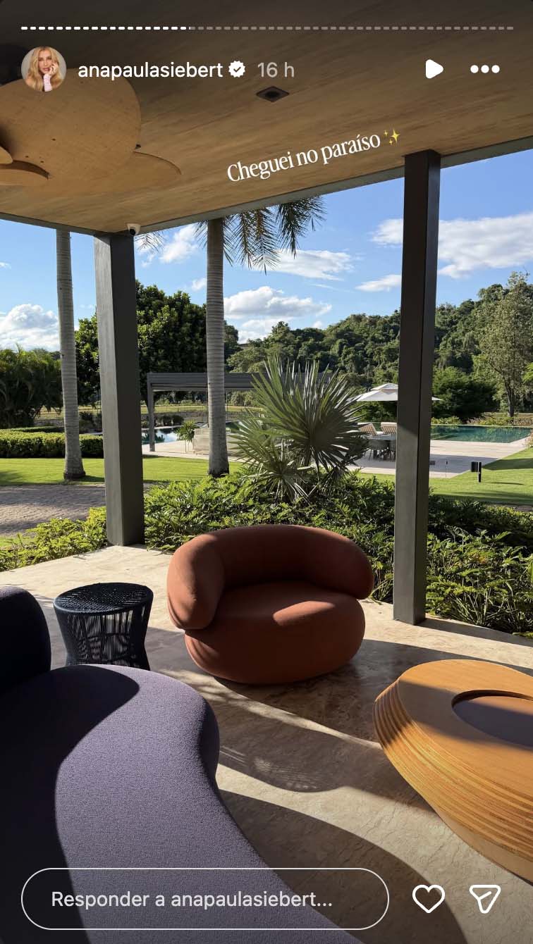 Fazenda de Roberto Justus e Ana Paula Siebert - Foto: Reprodução / Instagram