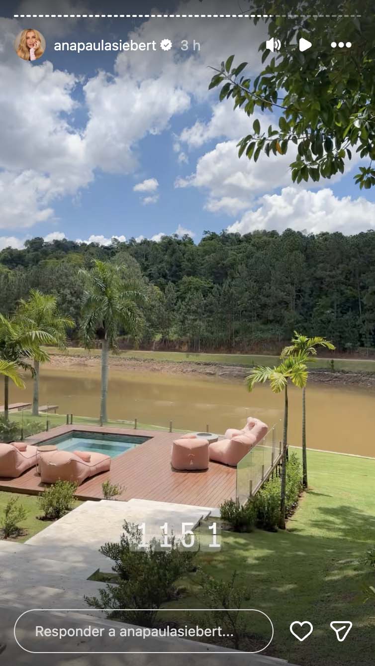 Fazenda de Roberto Justus e Ana Paula Siebert - Foto: Reprodução / Instagram