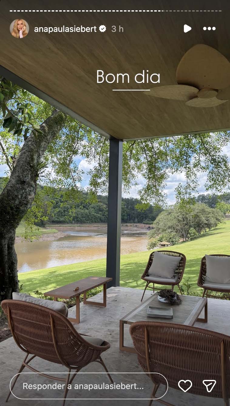 Fazenda de Roberto Justus e Ana Paula Siebert - Foto: Reprodução / Instagram