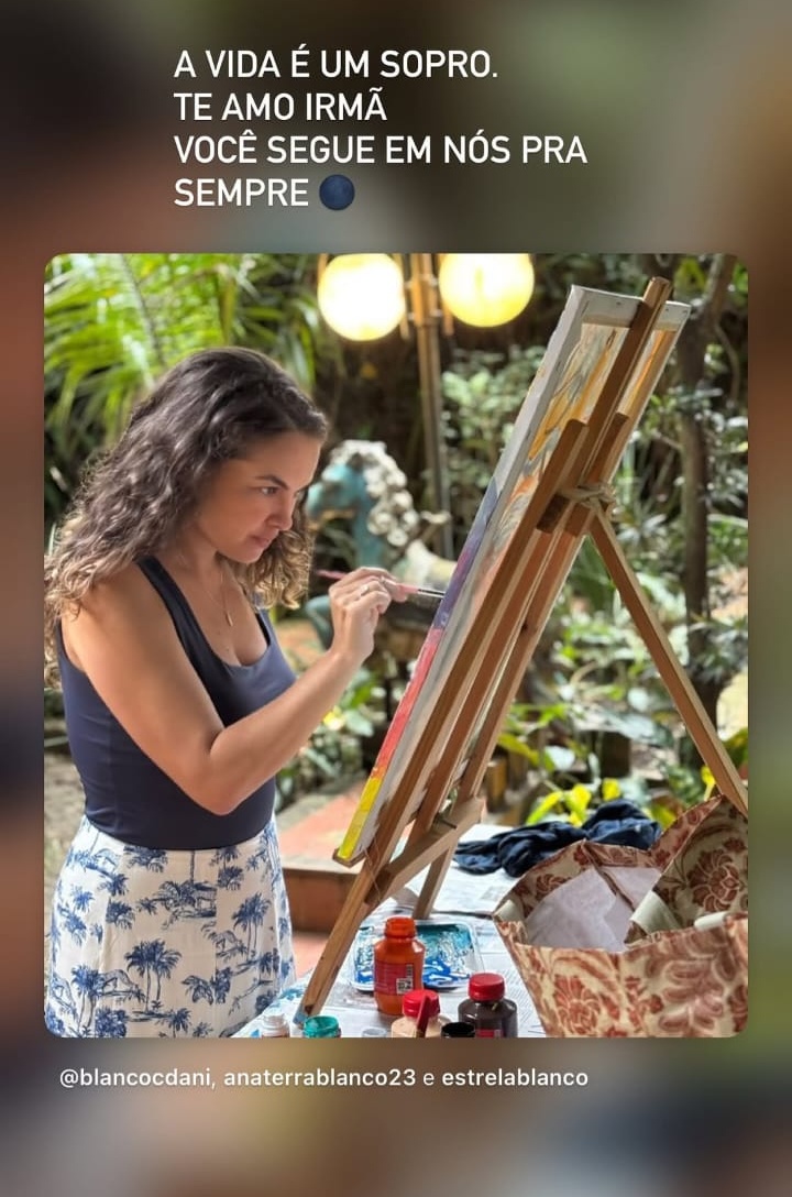 Ana Terra Blanco homenageia Lua Blanco